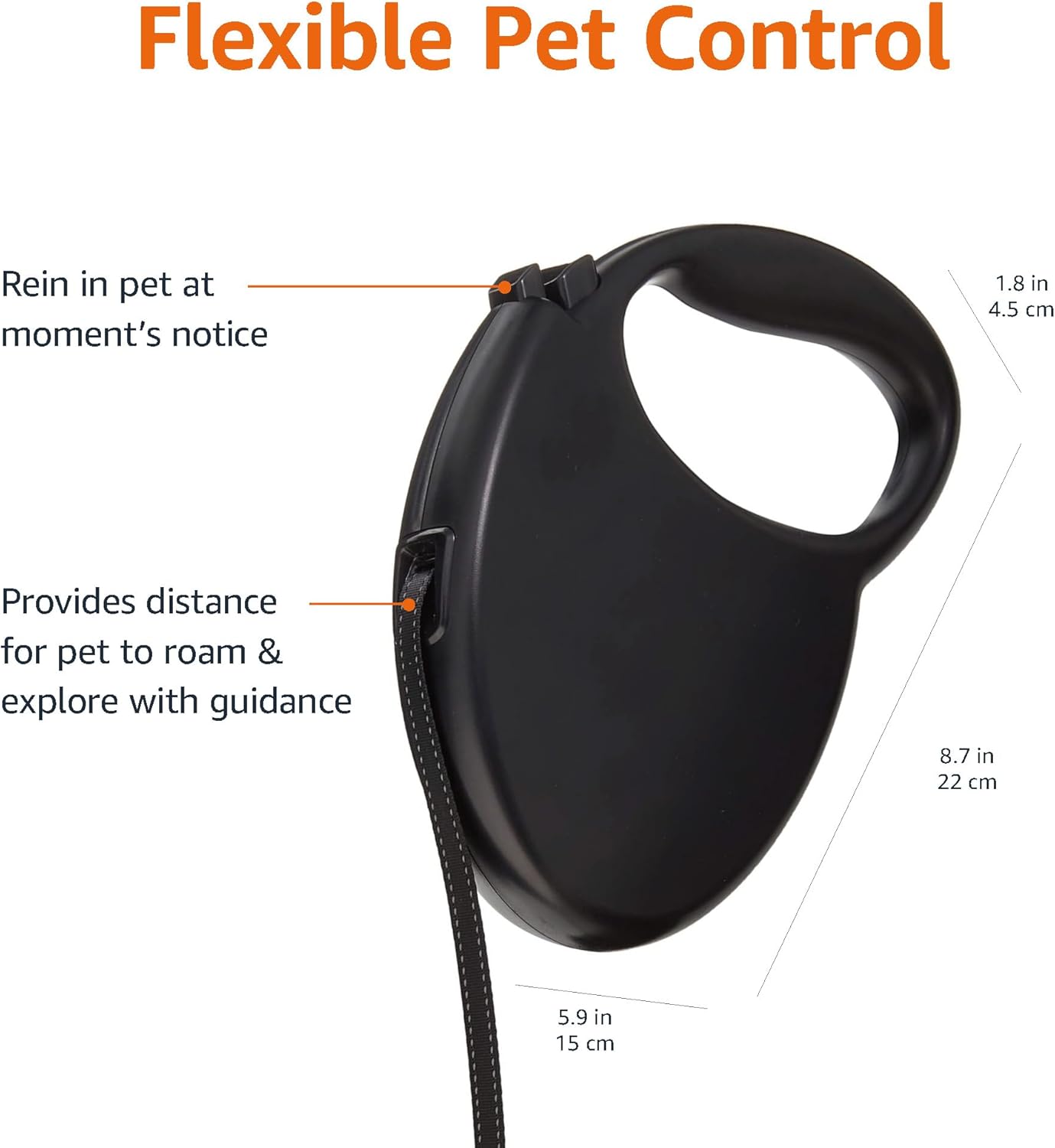 Retractable Pet Leash (Flexible Control, Portable and Easy to Use)
