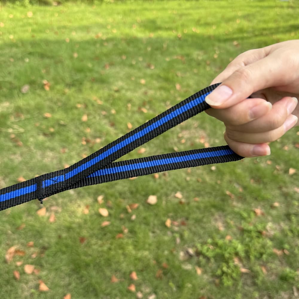Durable Shock Absorbing Nylon Dog Training Leash – 5m Long Anti-Twist Lead with Padded Handle for Medium & Large Dogs