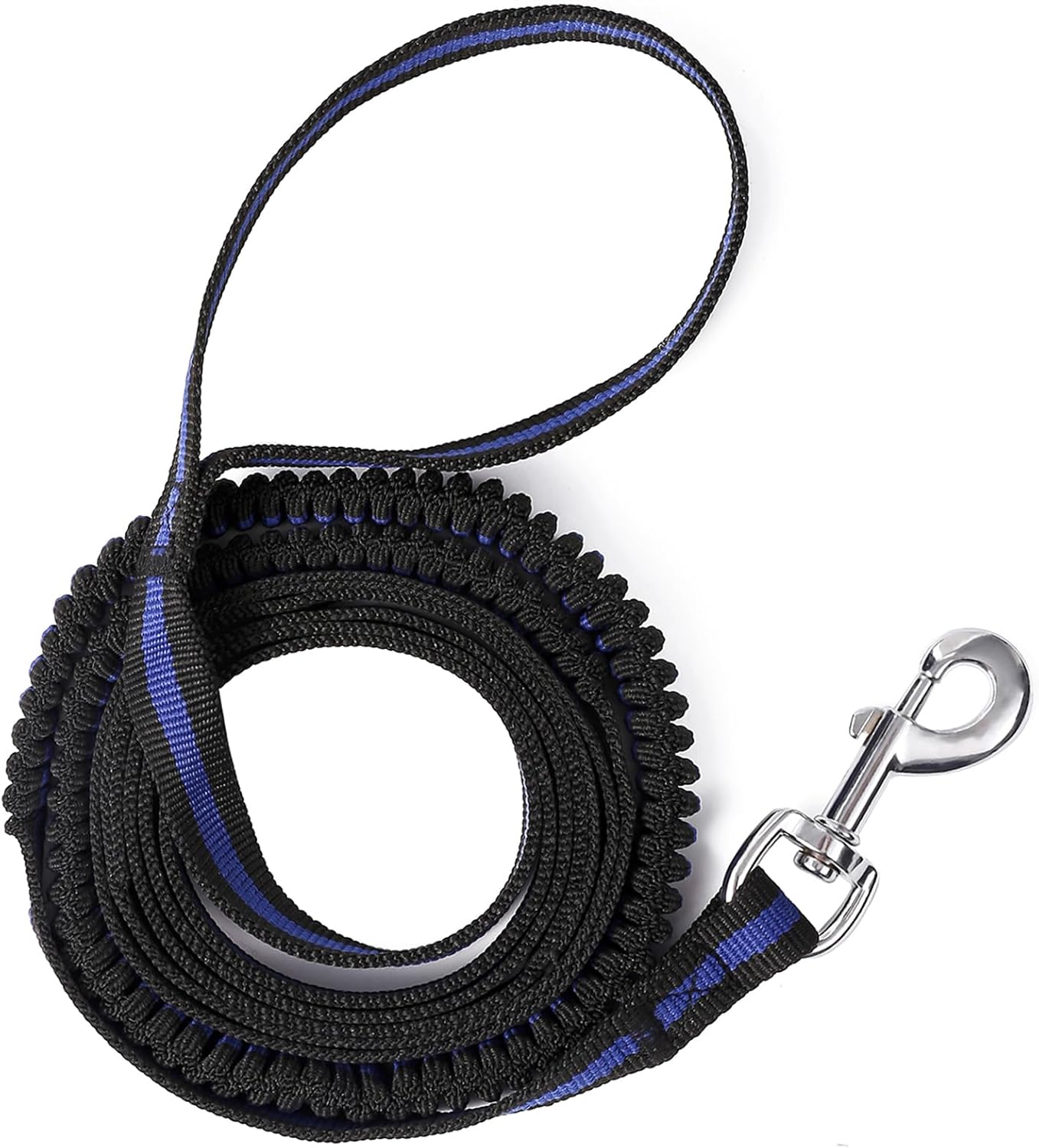 Durable Shock Absorbing Nylon Dog Training Leash – 5m Long Anti-Twist Lead with Padded Handle for Medium & Large Dogs