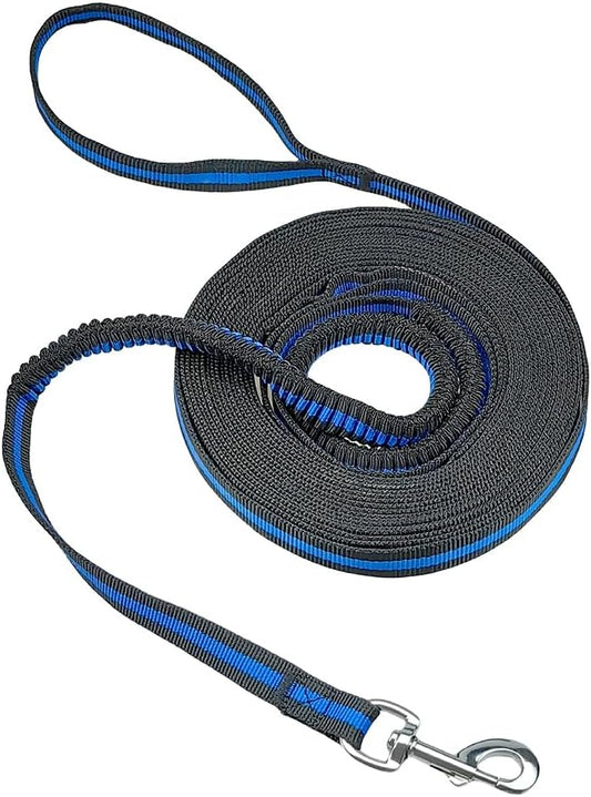 Durable Shock Absorbing Nylon Dog Training Leash – 5m Long Anti-Twist Lead with Padded Handle for Medium & Large Dogs