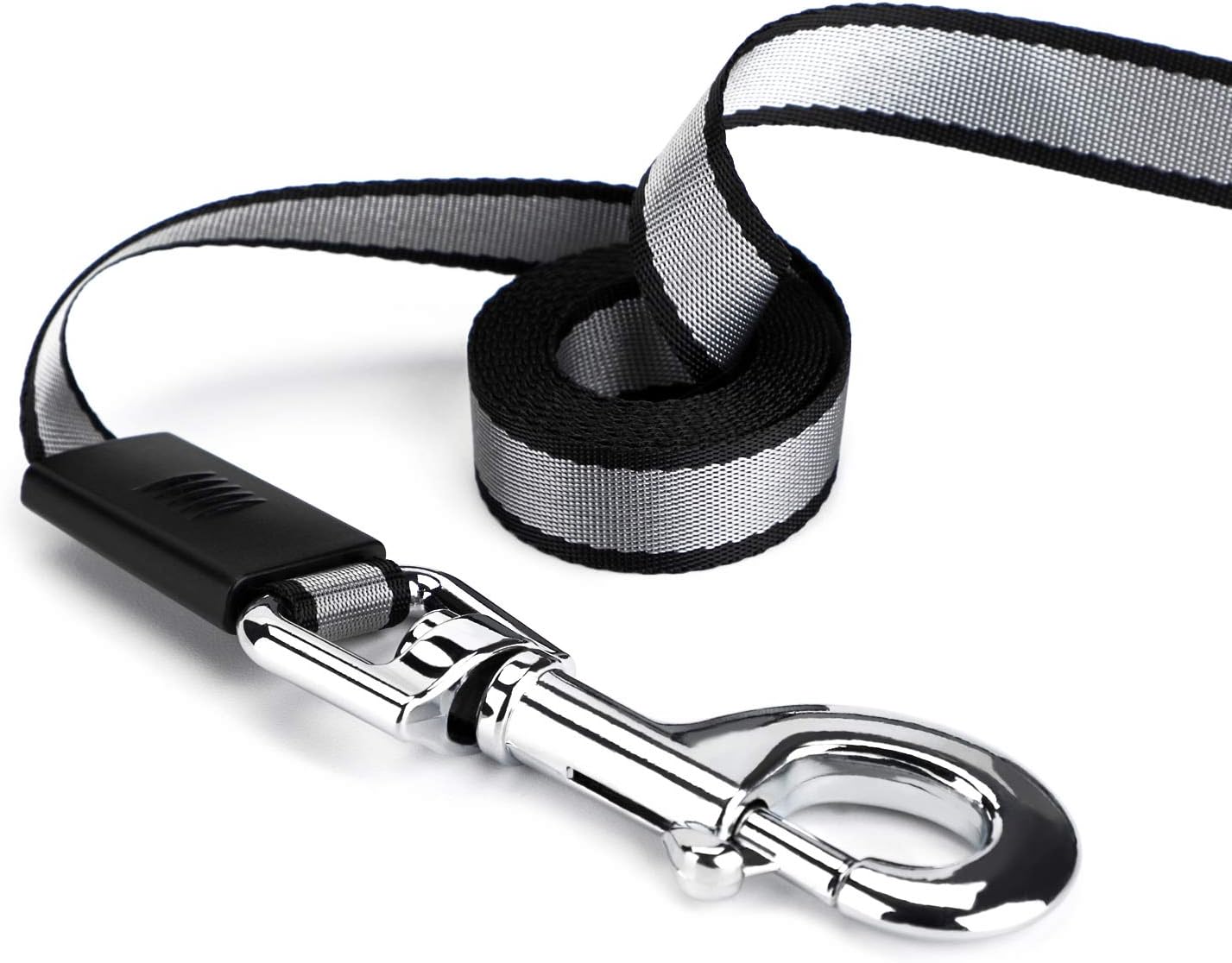 [26.2ft Retractable Dog Leash] – Ergonomic Grip, One-Hand Brake System, Heavy-Duty Nylon for Dogs Up to 110 lbs
